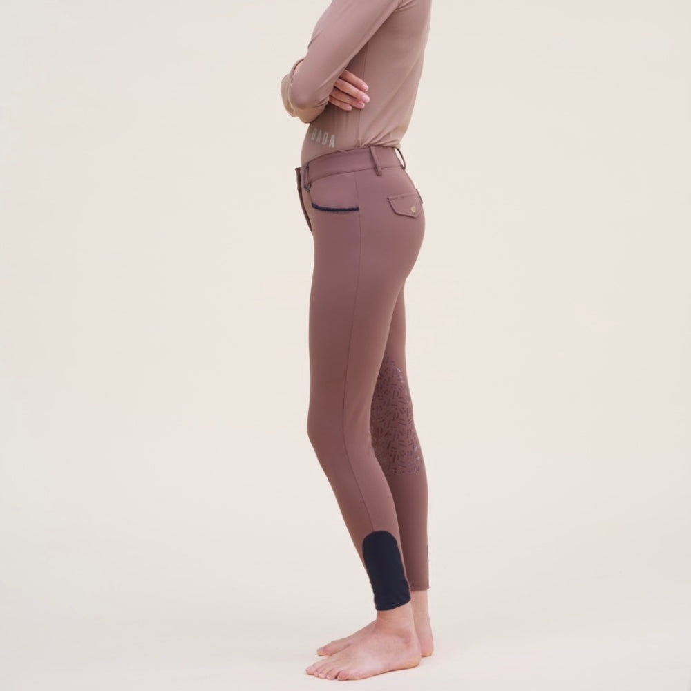 Ladies Giovani Grip Breeches - Coffee