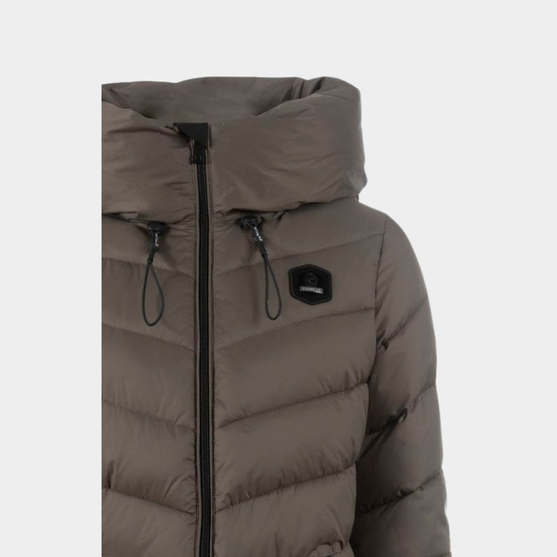 Ladies Cavalmaya Padded Parka - Walnut