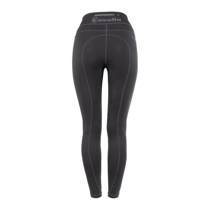 Ladies Cavallin Grip High Rise Leggings - Grey