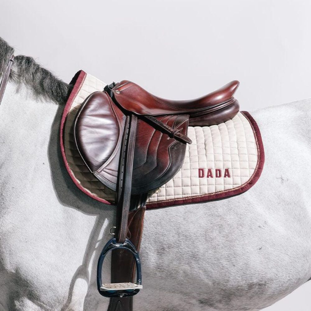 Henri Jumping Saddle Pad - Ivory