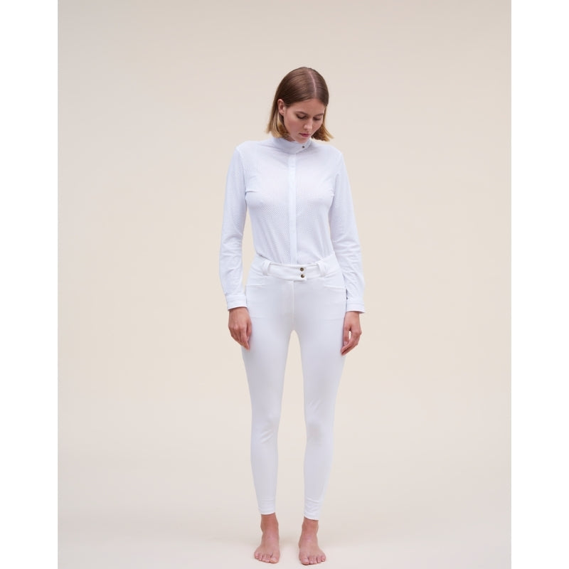 Ladies Euphoria L/S Show Shirt - White