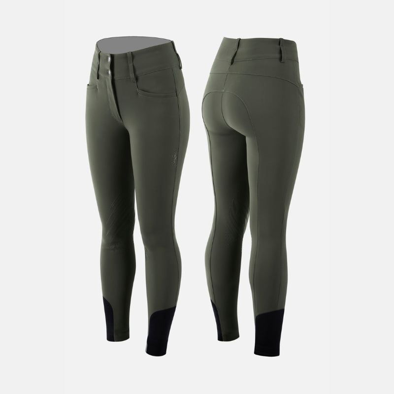 Ladies Nuka High Rise Breeches - Forest Green