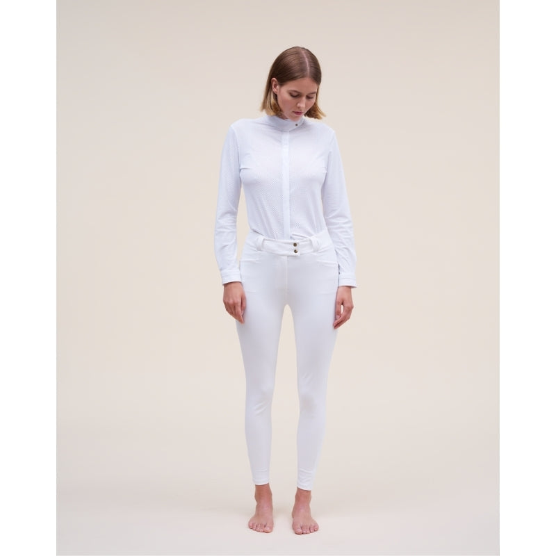 Ladies Euphoria L/S Show Shirt - White