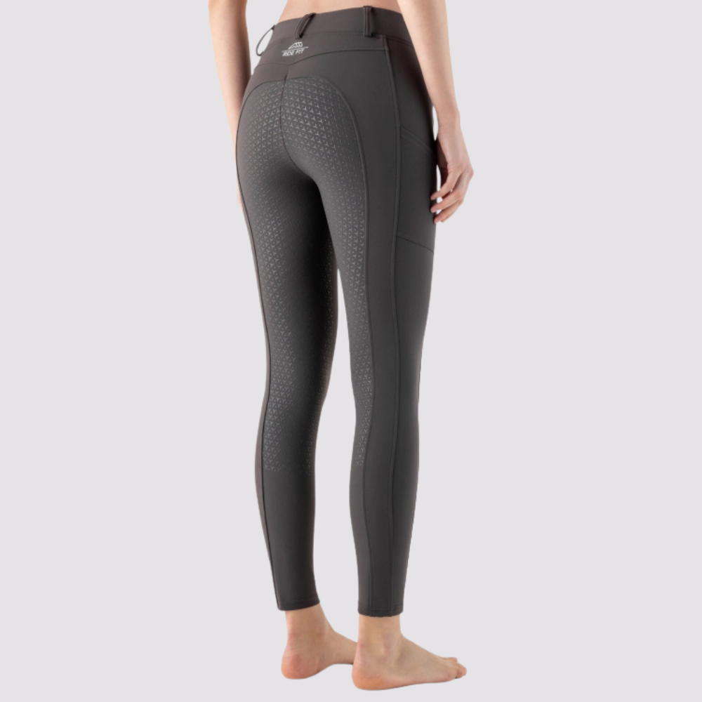 Ladies Steref Full Grip Legging Breeches - Liquorice