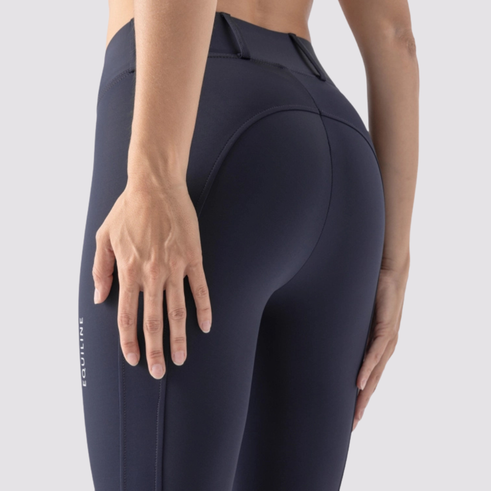 Ladies Carbek Knee Grip Legging Breeches with Phone Pocket - Navy