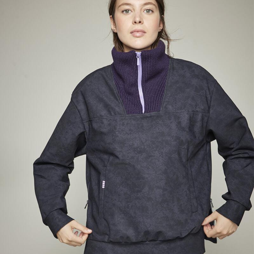 Ladies Urvoso Waterproof Coat - Heather Black