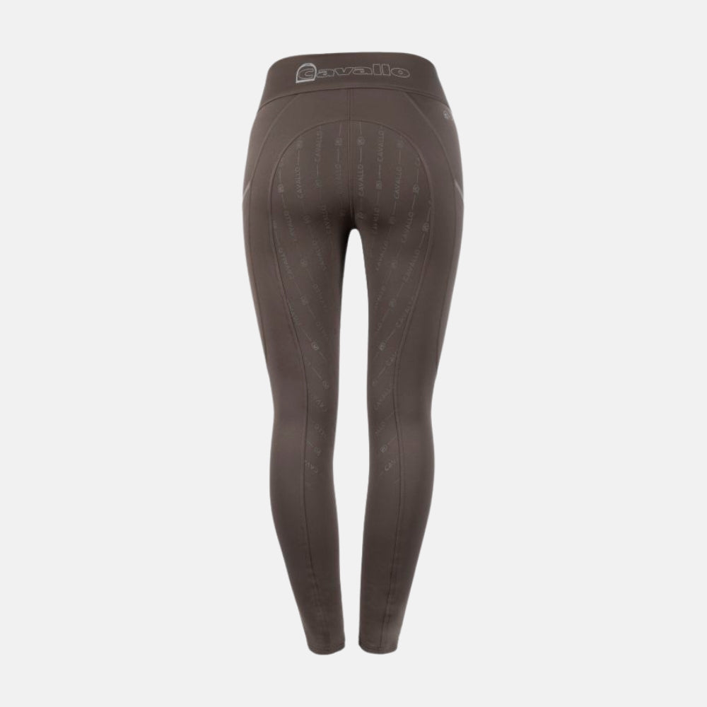 Ladies Cavalliz Full Grip Winter Breeches - Walnut