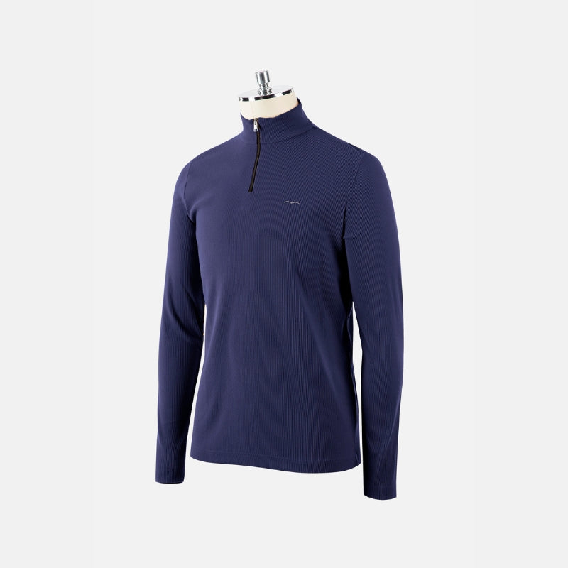 Mens Alaska Turtleneck Polo - Navy