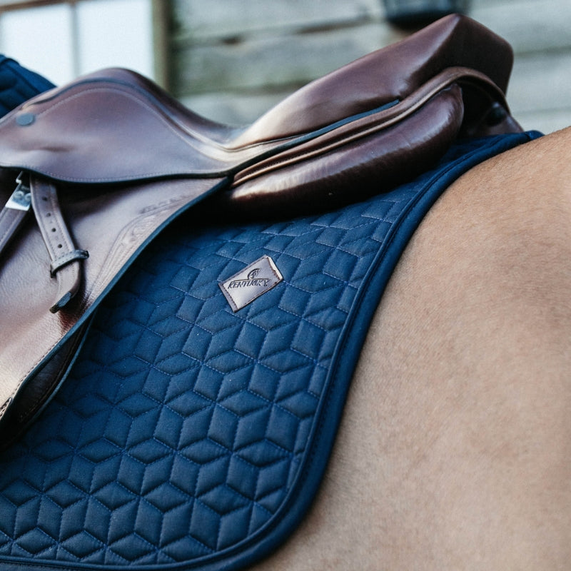 Classic Jumping Saddle Pad - Navy