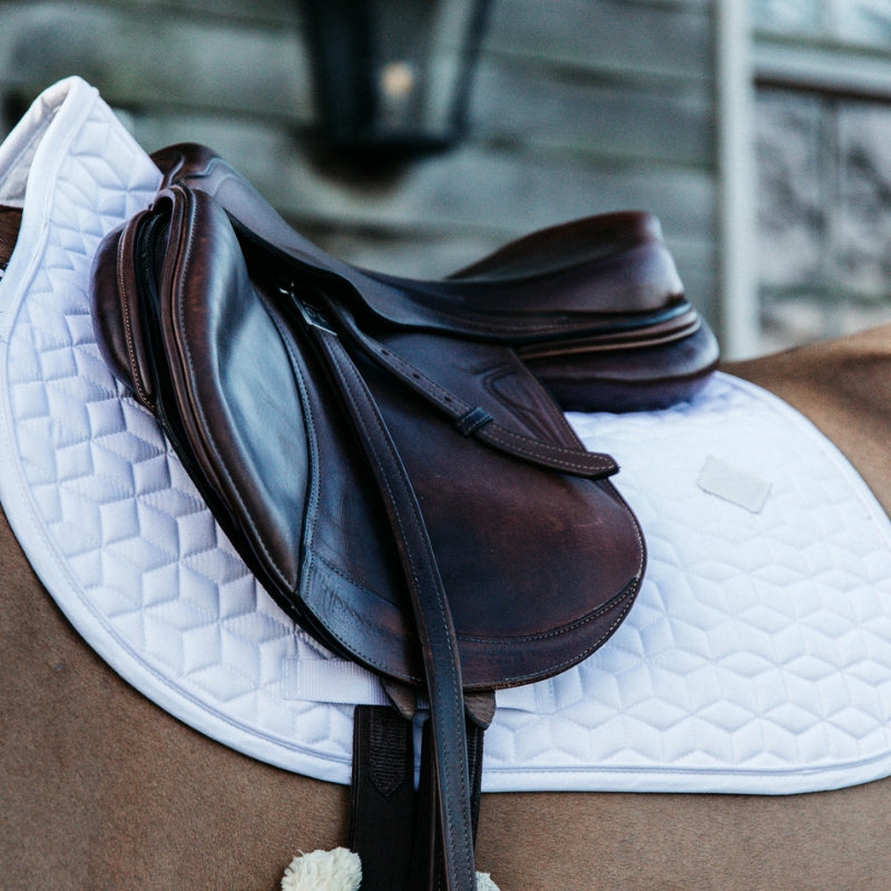 Classic Jumping Saddle Pad - White