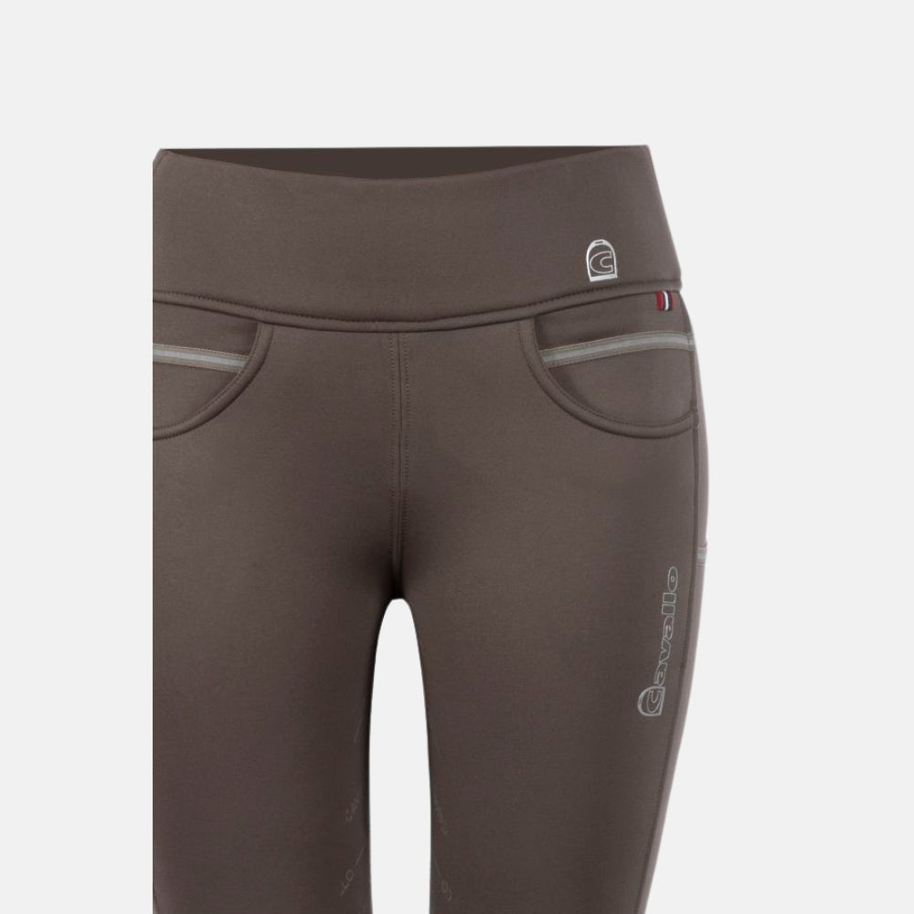 Ladies Cavalliz Full Grip Winter Breeches - Walnut