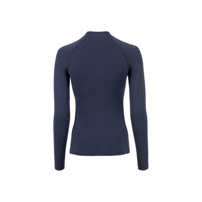 Ladies Emica Seemless Long Sleeve Training Top - Navy