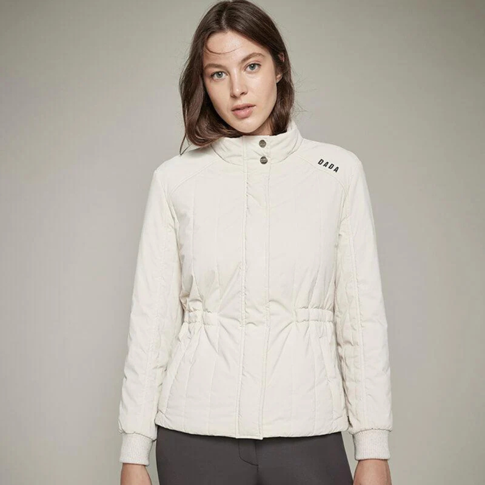 Ladies Tinka Puffer Coat - Chalk