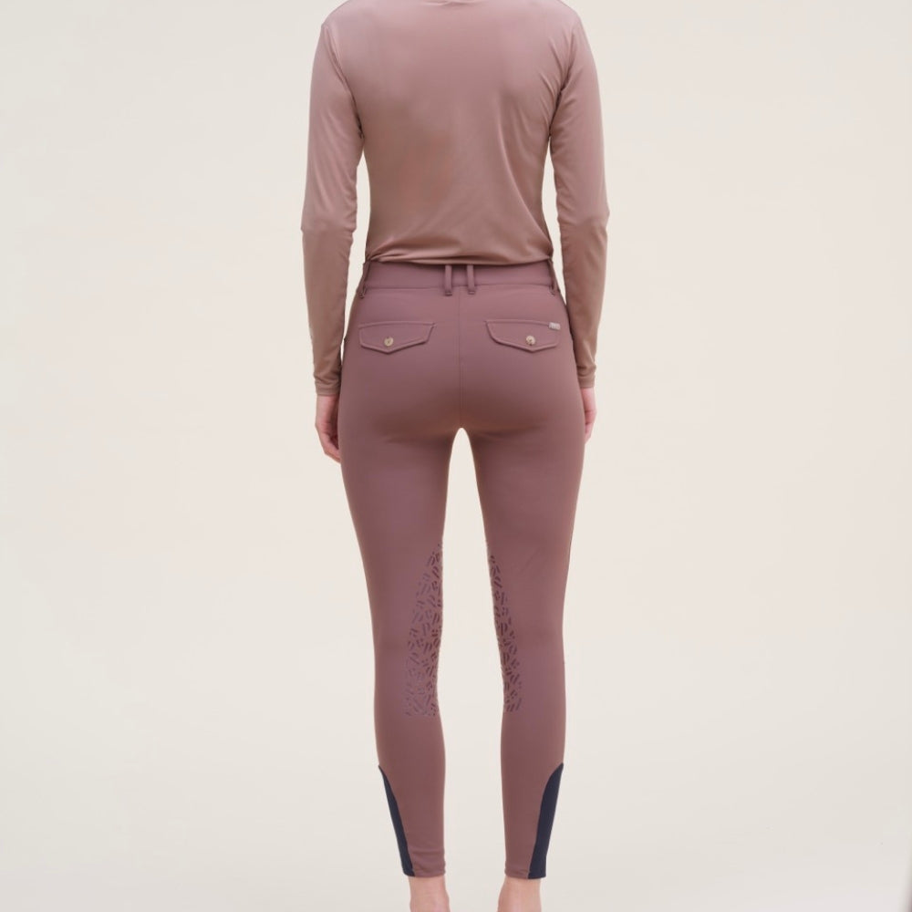 Ladies Giovani Grip Breeches - Coffee