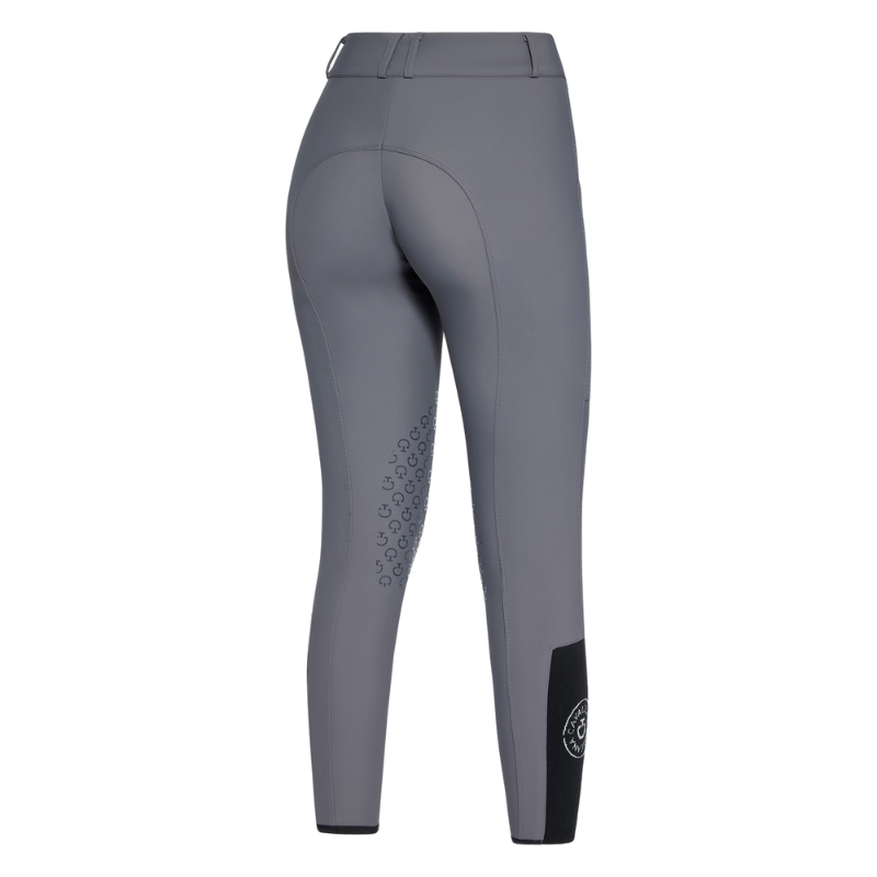 Ladies CT Perforated Insert High Rise Breeches - Grey