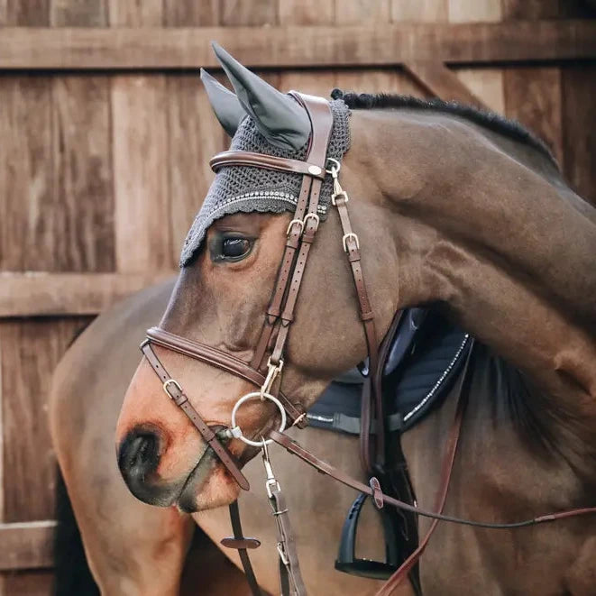 Long Stone & Pearl Fly Hood - Grey