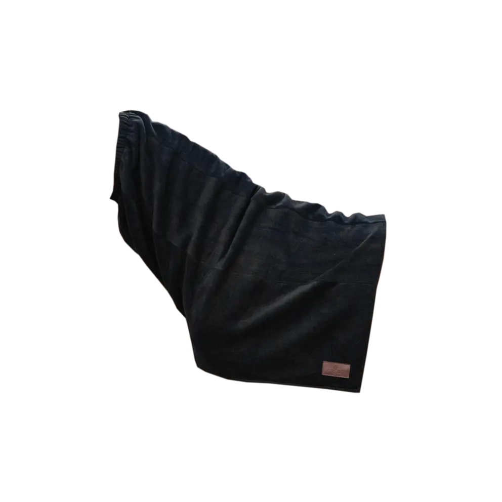 Heavy Fleece Horse Scarf - Black