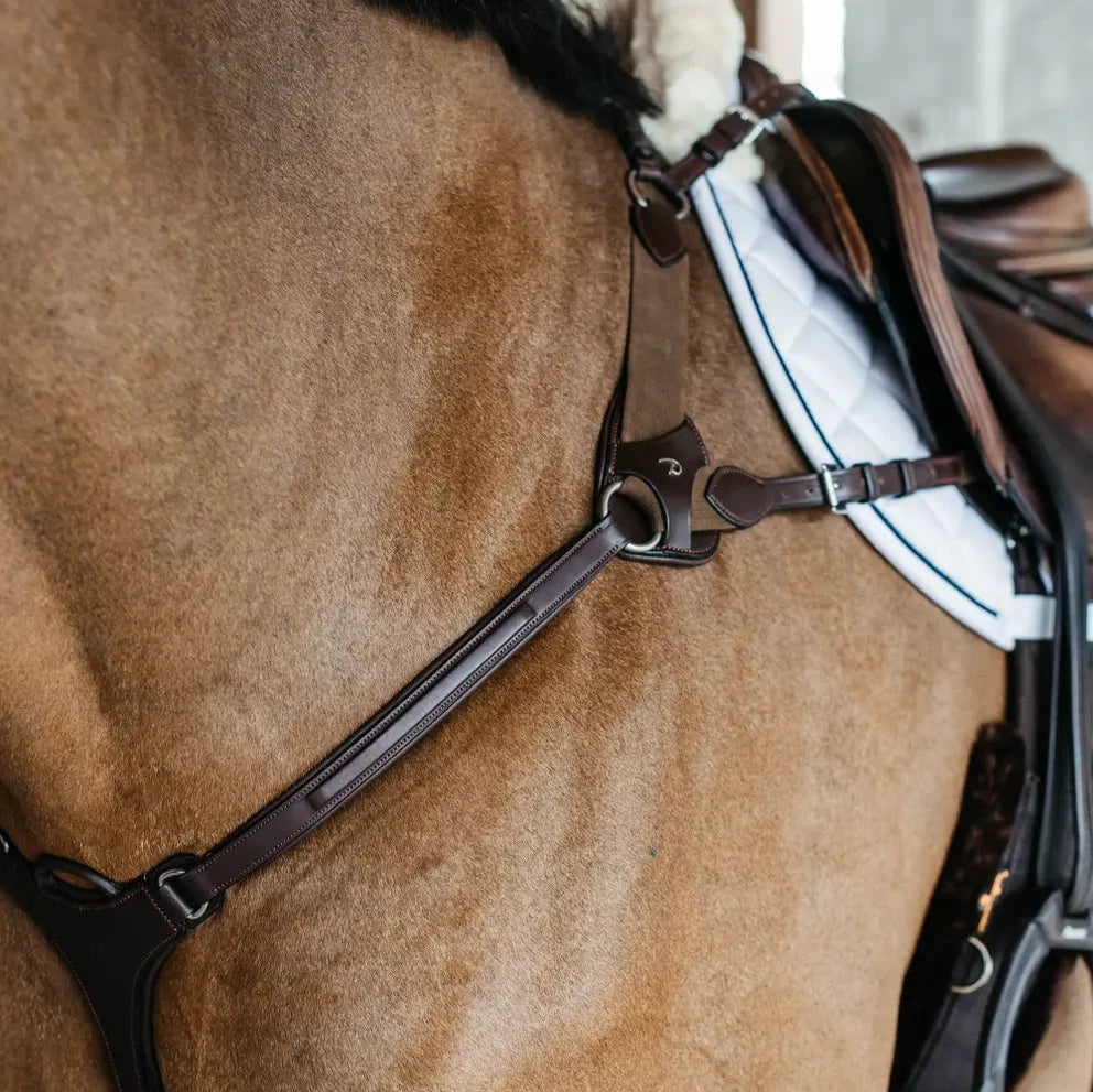 New English 5 Point Breastplate With Elastic