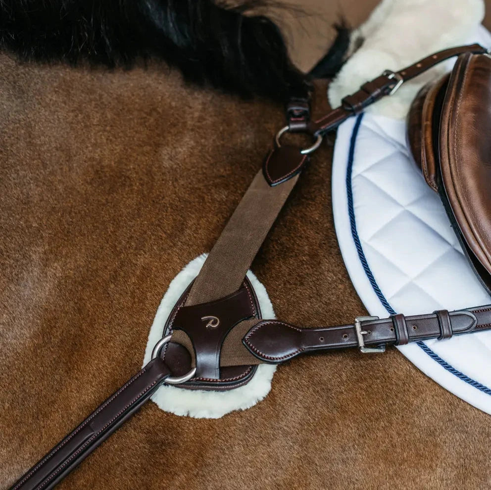 New English 5 Point Breastplate With Elastic