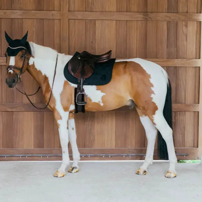 3D Wave Saddle Pad Show Jumping - Black