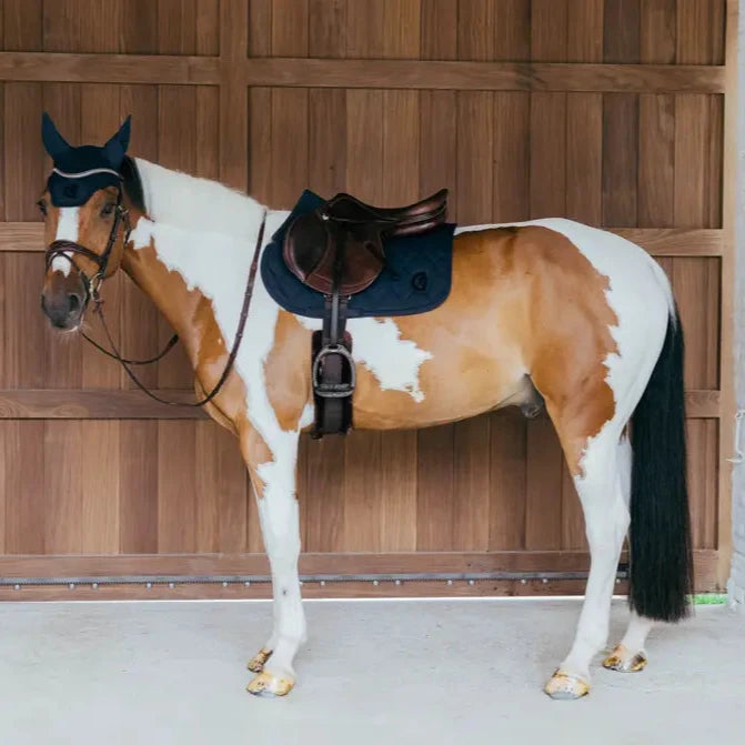 3D Wave Saddle Pad Show Jumping - Navy