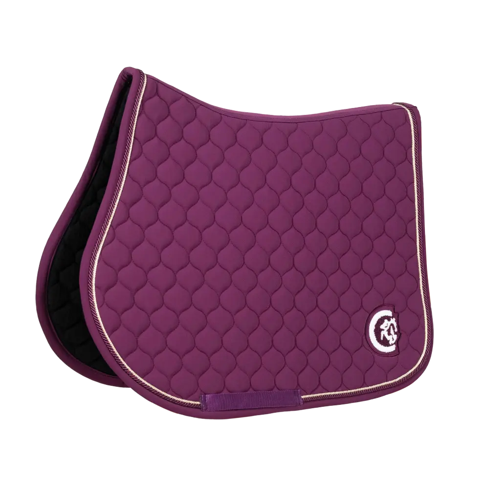 Onion Quilt 3D Logo Jumping Saddle Pad - Purple