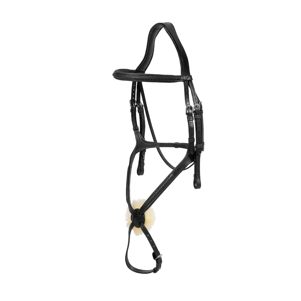 New English Plaited Fig 8 Noseband Bridle