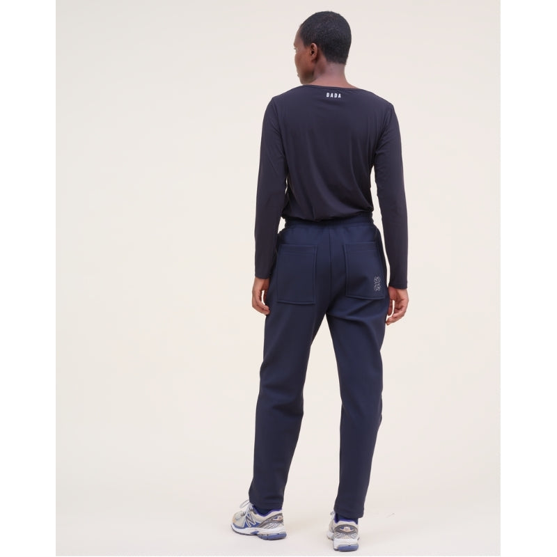 Ladies Big Ali Casual Joggers - Navy