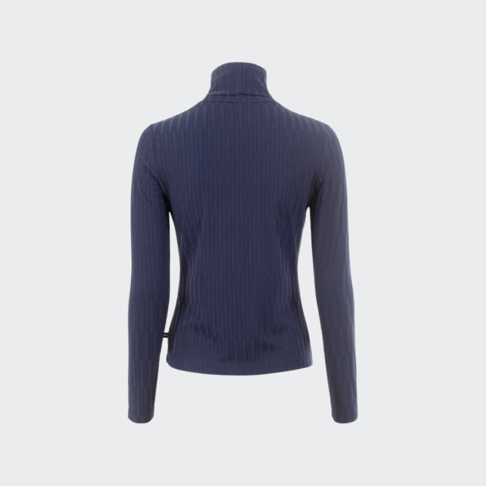 Ladies Cavalleela Turtleneck Polo - Night Shadow