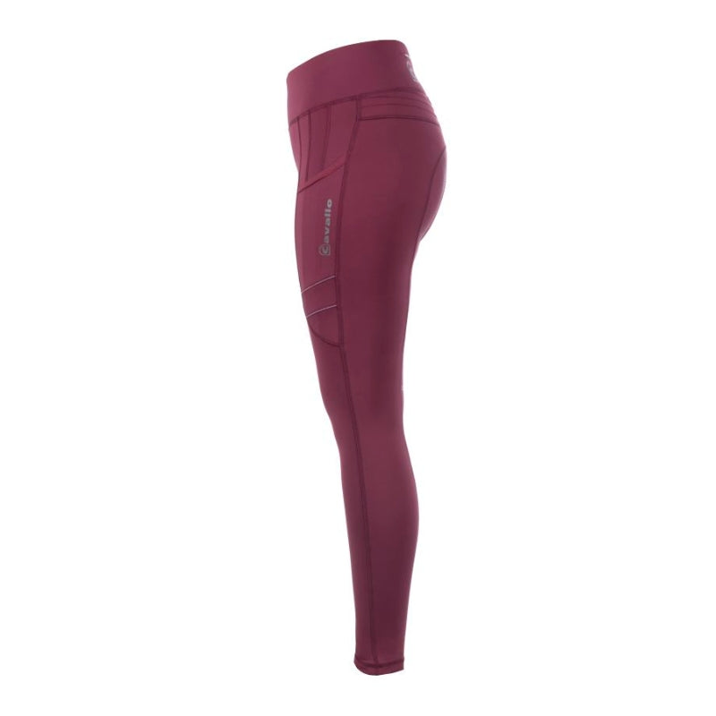 Ladies Cavallin Grip High Rise Leggings - Dusty Violet