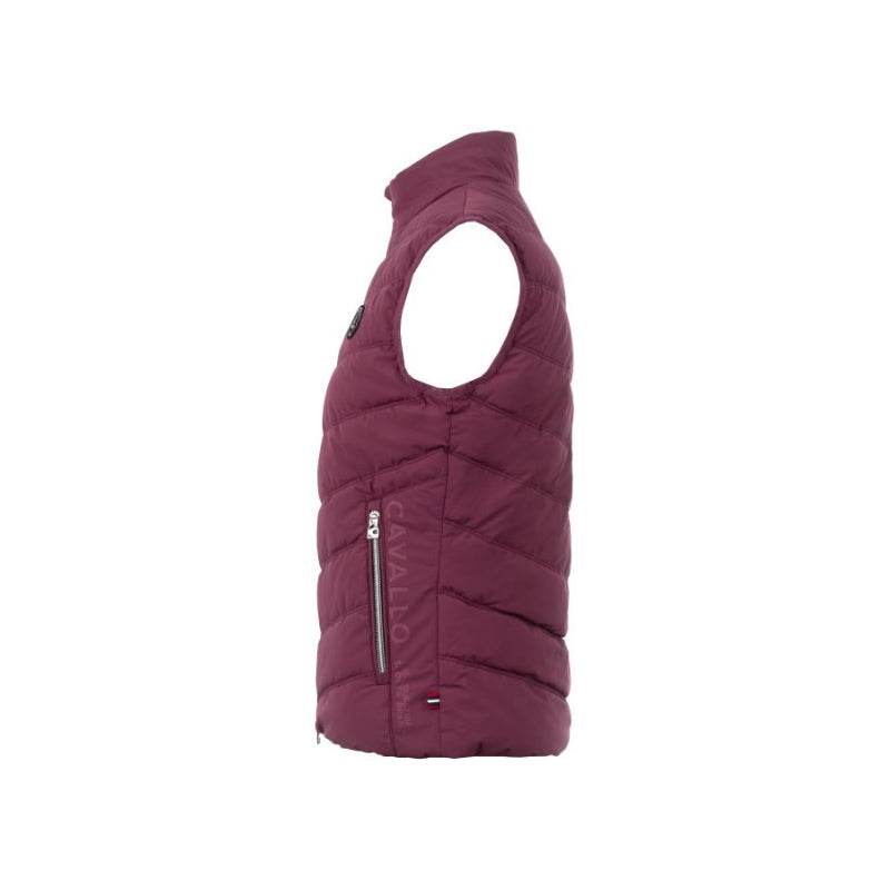 Ladies Cavalmorlin Lightweight Quilted Vest - Dusty Violet