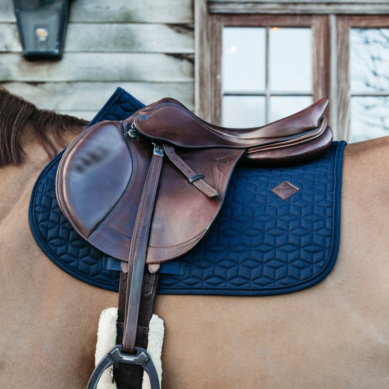 Classic Jumping Saddle Pad - Navy