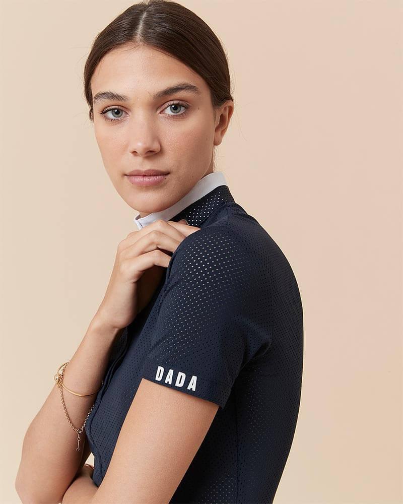 Ladies Helios Short Sleeve Competition Polo - Navy