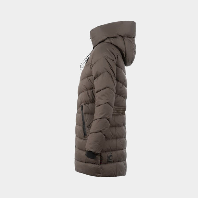 Ladies Cavalmaya Padded Parka - Walnut