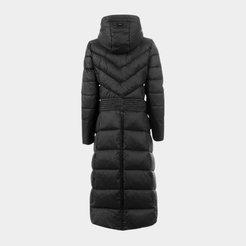 Ladies Cavalmeadow Long Padded Coat - Black