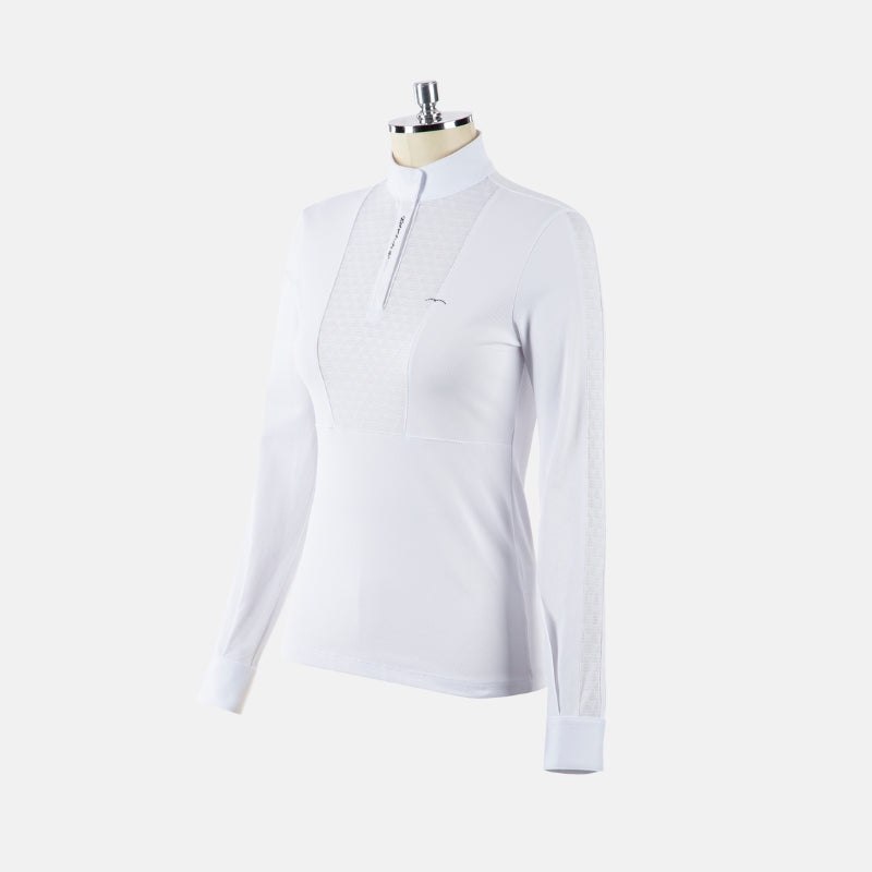 Ladies Brulla L/S Show Shirt - White