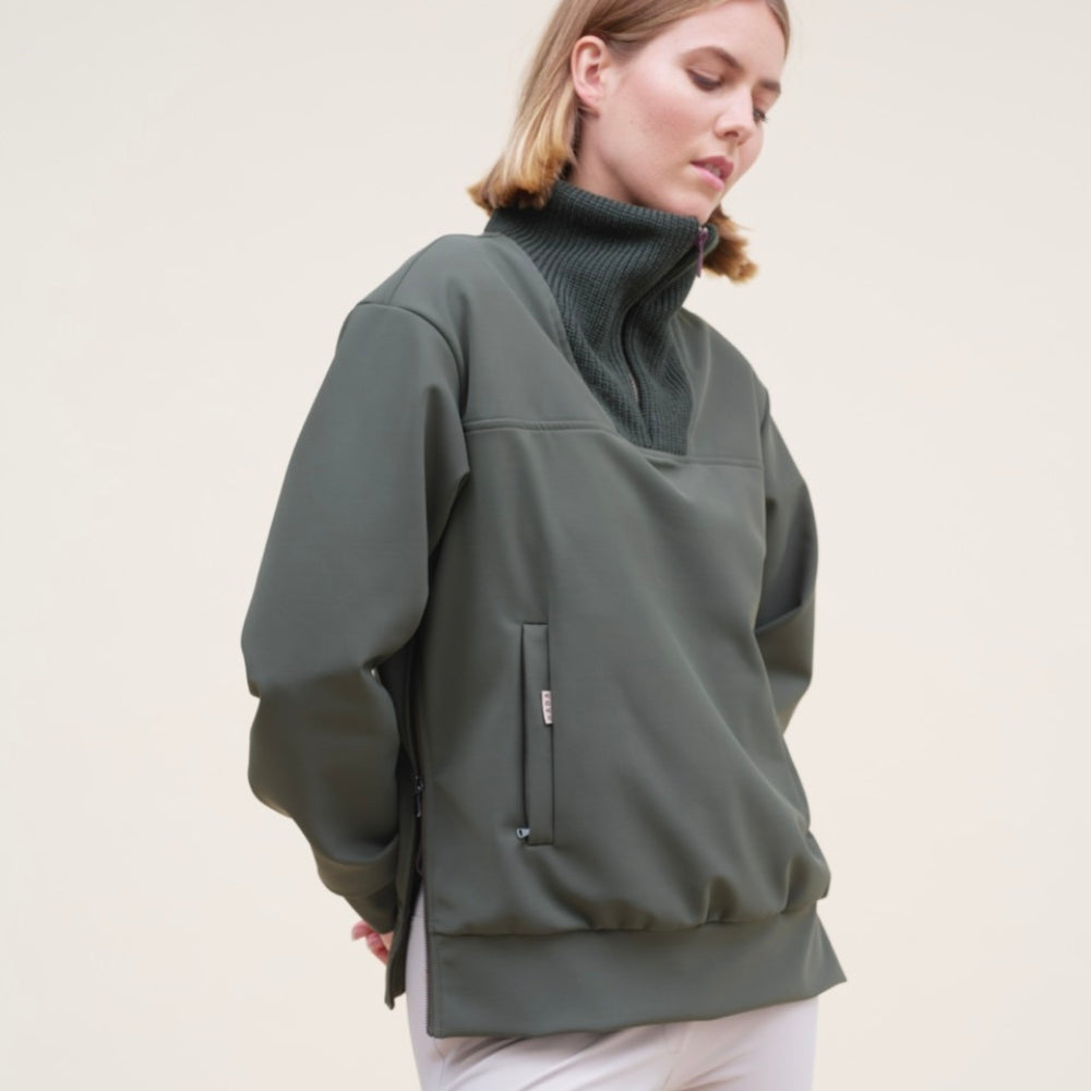 Ladies Urvoso Waterproof Coat - English Green