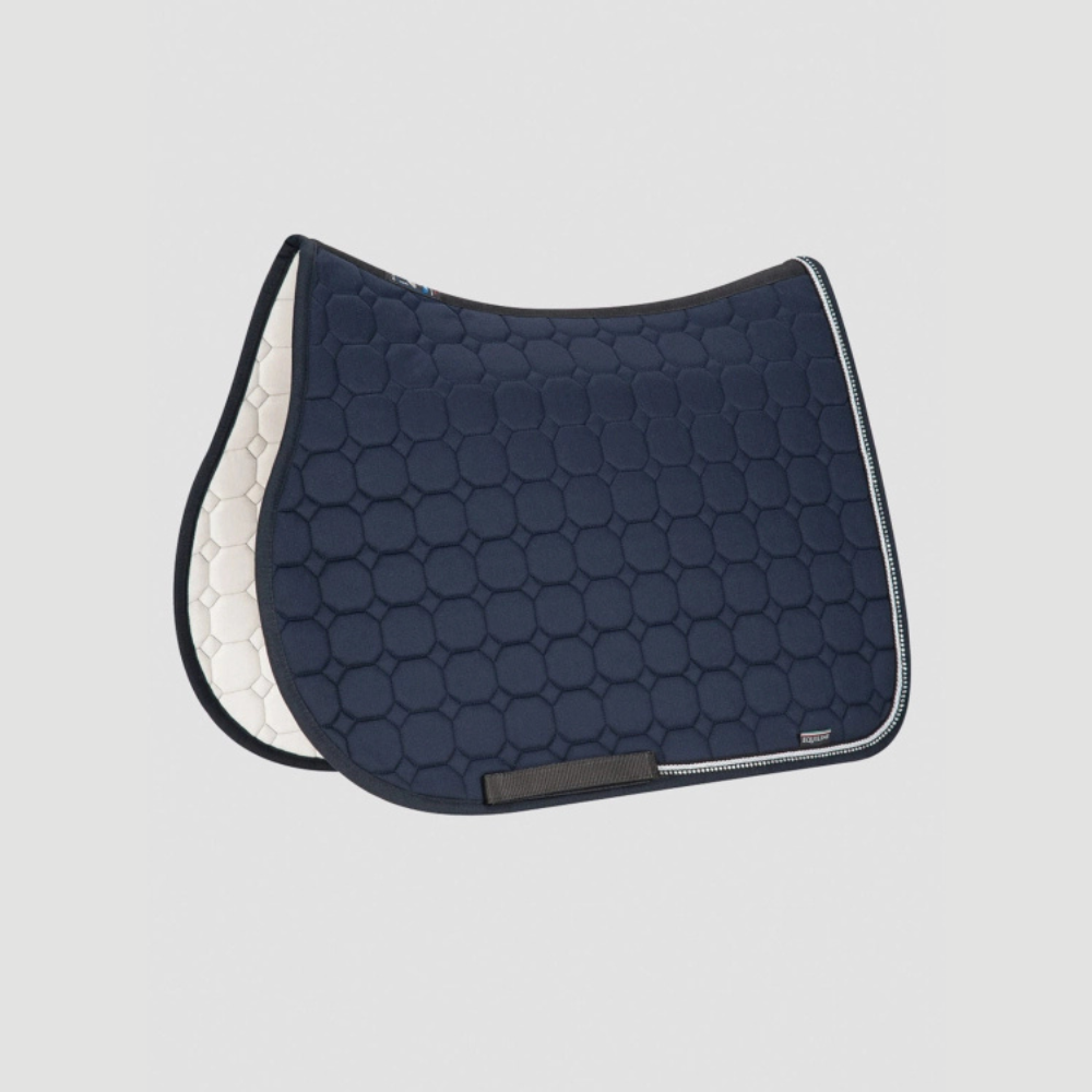 Combiset Rio Jumping Saddle Pad & Fly Hood - Navy