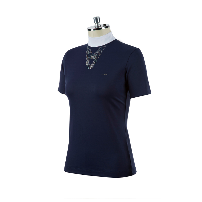 Ladies Bricca Show Shirt - Navy (LAST ONE - IT40 - UK8)