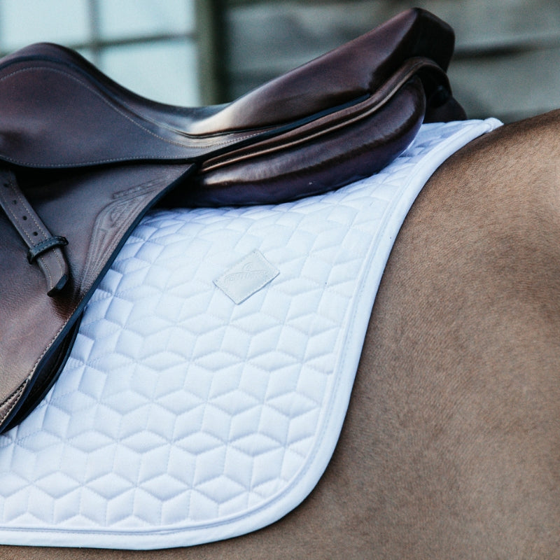 Classic Jumping Saddle Pad - White