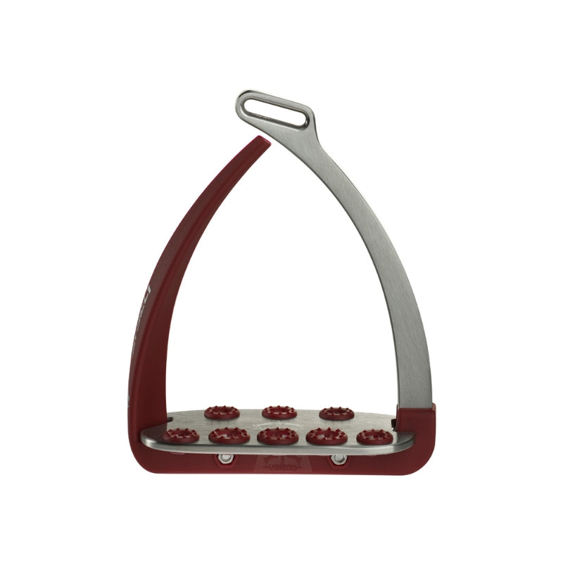 Vita Steel 1 Stirrups - Burgundy