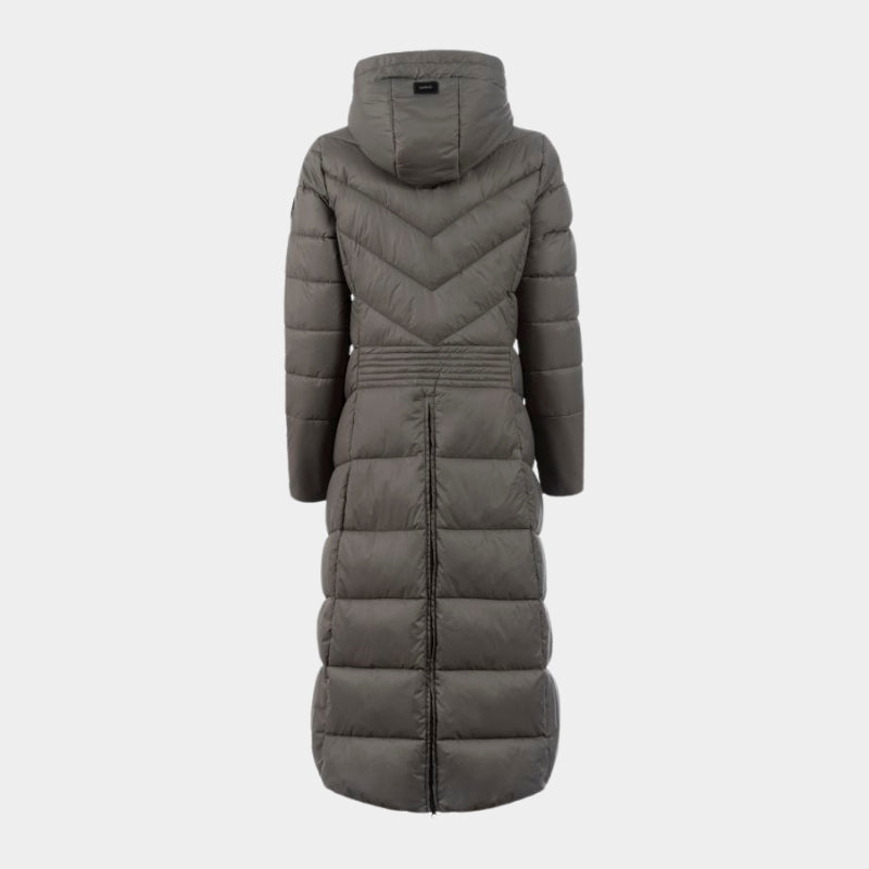 Ladies Cavalmeadow Long Padded Coat - Walnut