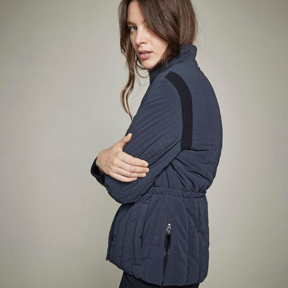 Ladies Tinka Puffer Coat - Navy