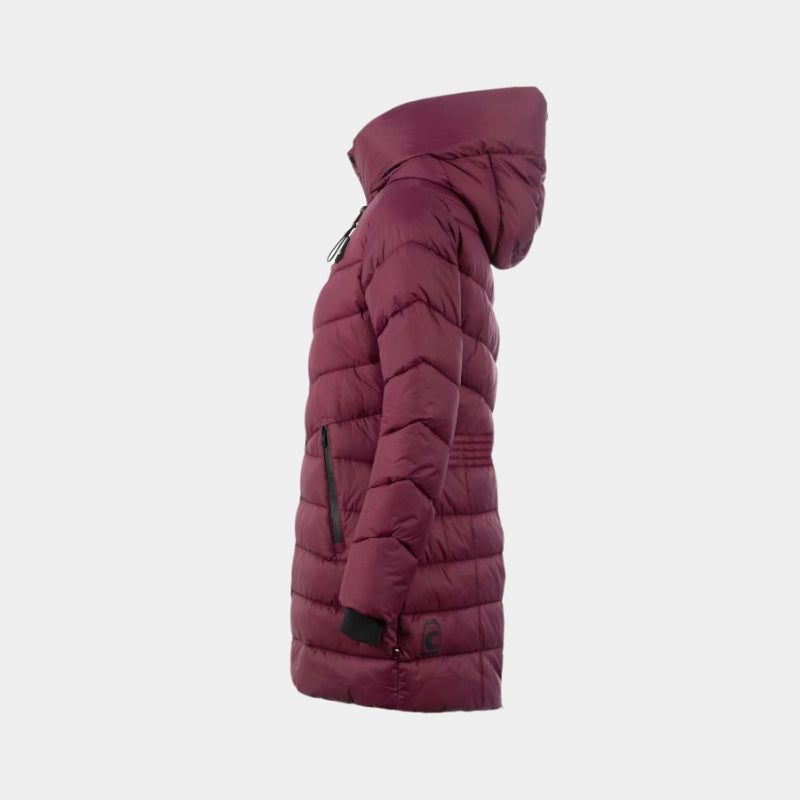 Ladies Cavalmaya Padded Parka - Dusty Violet