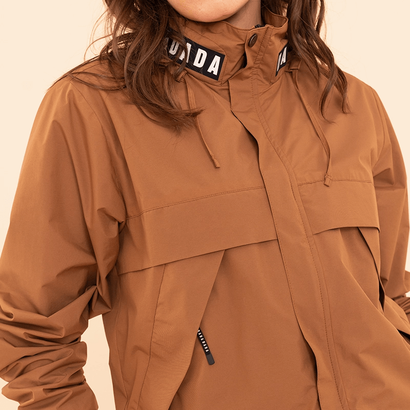 Apache Unisex Rain Coat - Ocher