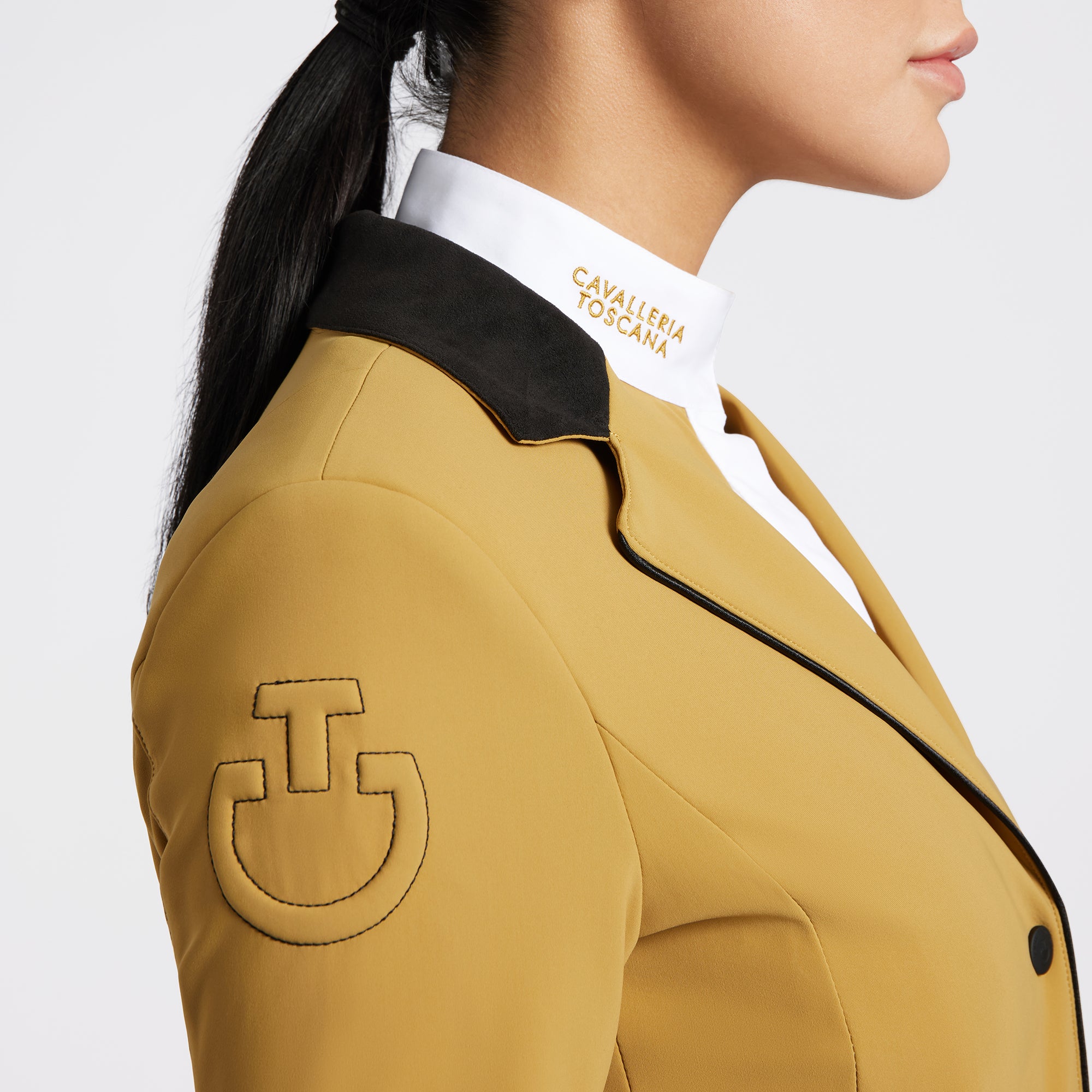 Ladies GP Zip Riding Jacket - Gold