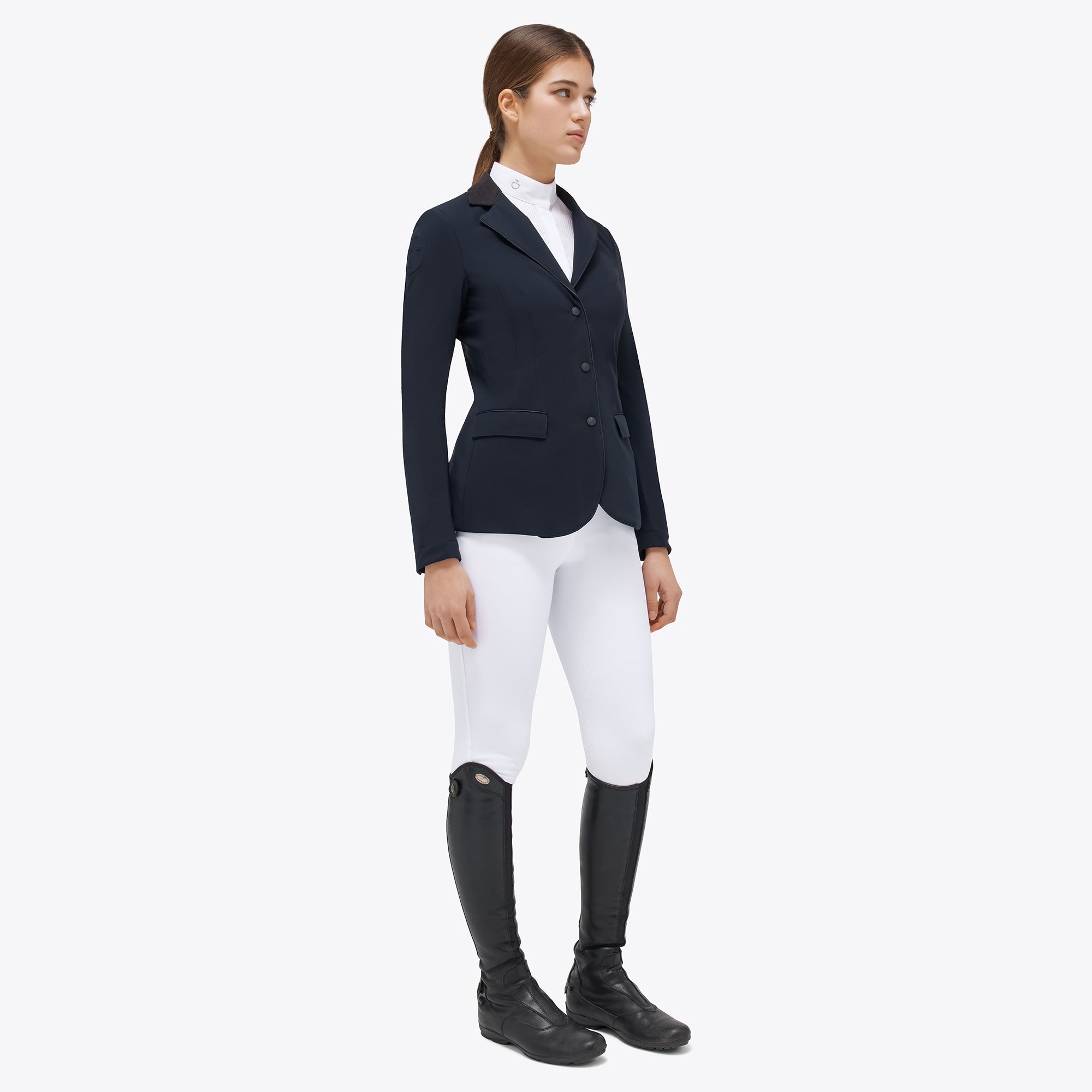 Ladies GP Zip Riding Jacket - Navy