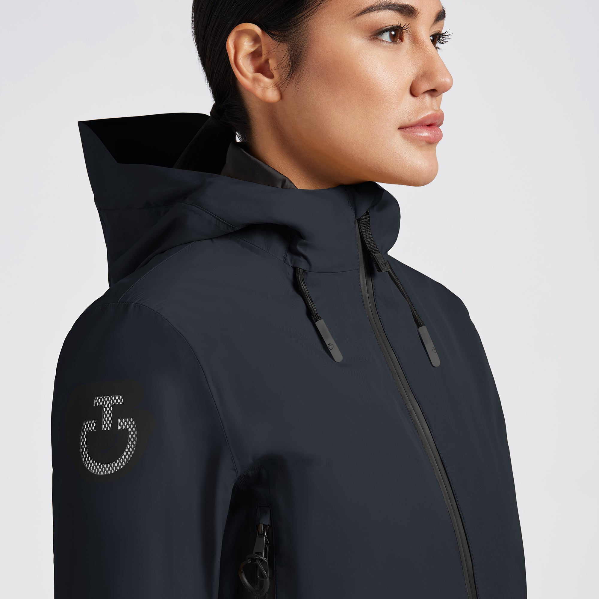 Ladies CT 3-Way Hooded Performance Coat - Navy