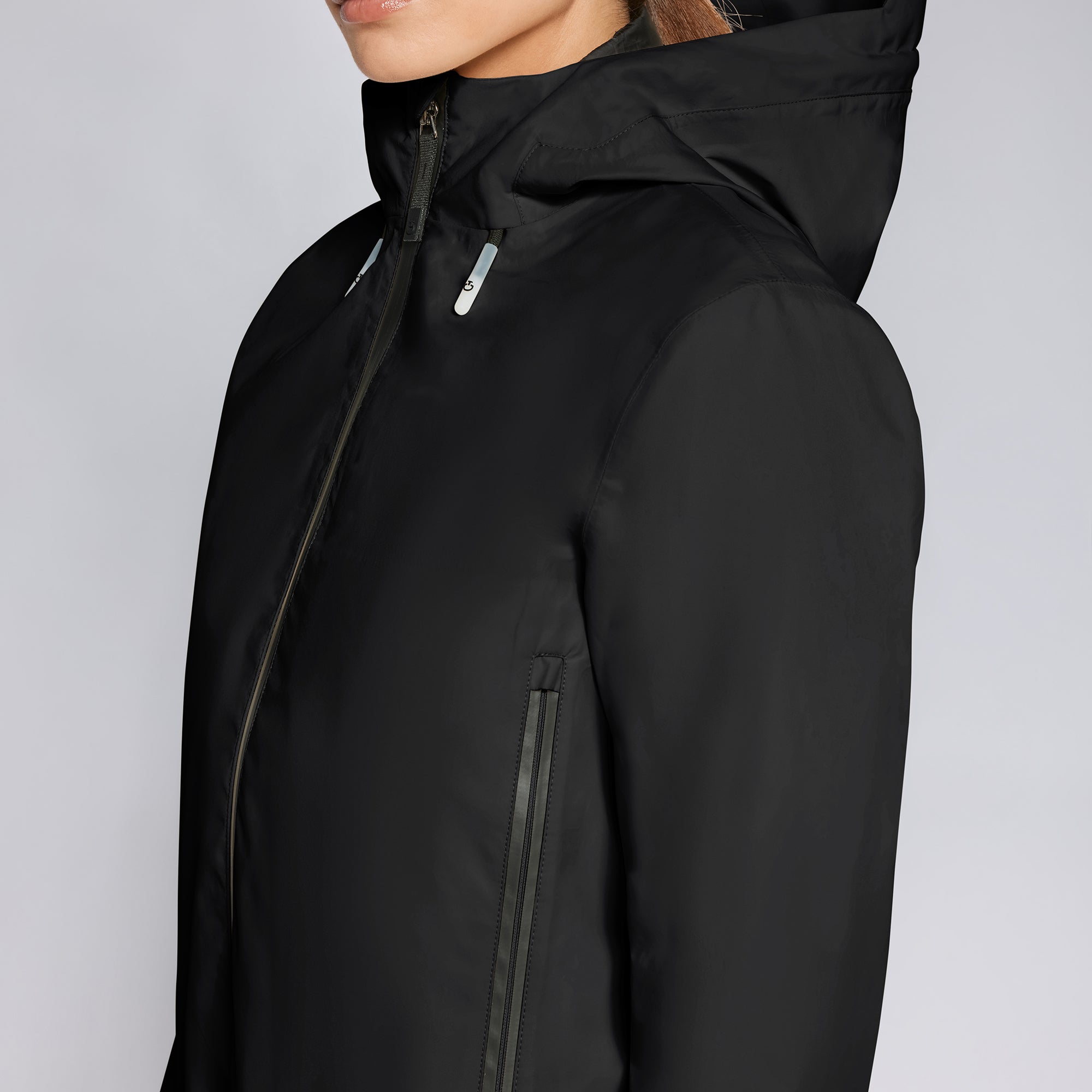 Ladies Revo 3 Way Hooded Coat - Black