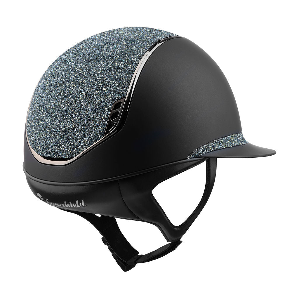 Miss 2.0 Shadowmatt Helmet Ocean Depth Top & Frontal Band - Black